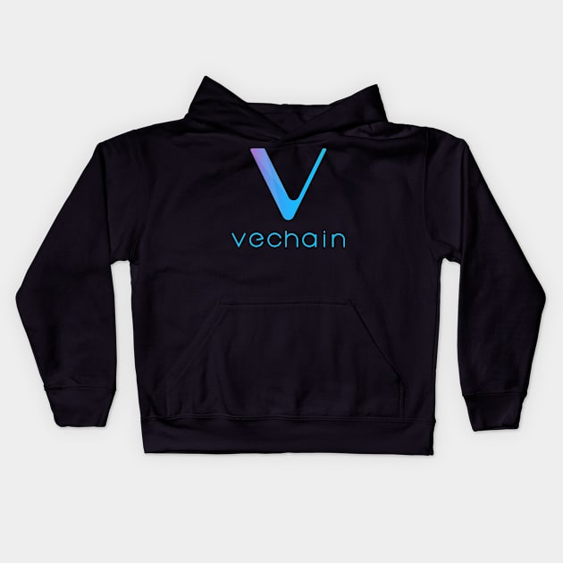 VeChain (VET) Full Logo Kids Hoodie by cryptogeek